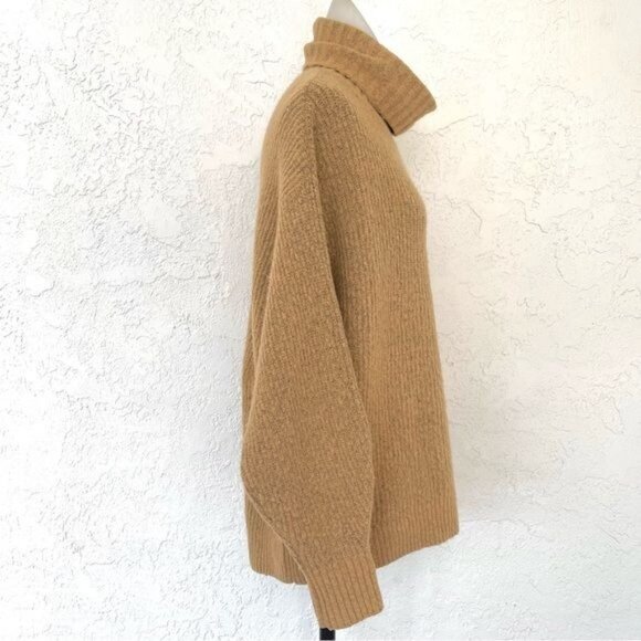 & OTHER STORIES Oversized Turtleneck tan Sweater XSmall - Picture 4 of 9